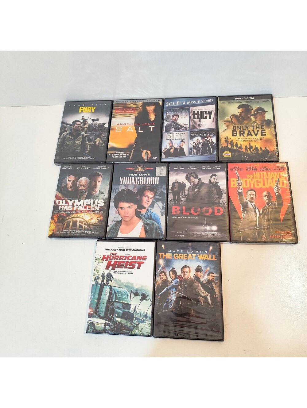Lot of 10 Action Movies,Mixed DVD Brand New Sealed